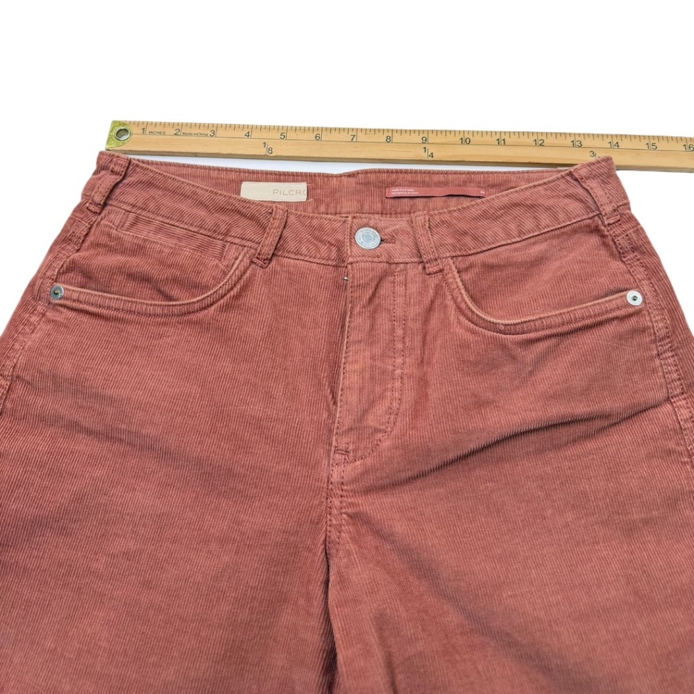 Anthropologie Pilcro The Gwen Wide Leg Pants in Rust - Picture 13 of 13